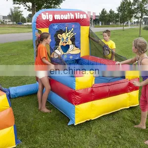 Inflatable Baseball Snowball Basketball Big Mouth Carnival Games Set For Events thumbnail-5