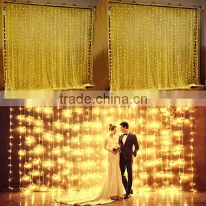 9.8ft 300 LED Weatherproof Freeze-proof Outdoor String Light Curtain Light for Christmas Xmas Wedding Party Home Deco HNL099 thumbnail-4
