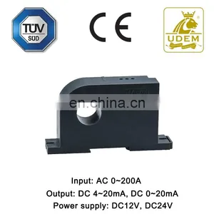 Acrel AC Current Transducer Input:AC 0-200A Output:DC 4-20mA/0-20mA CTs True RMS Accuracy Class 0.5 0.2 Current Sensor BA20-AI/I thumbnail-3
