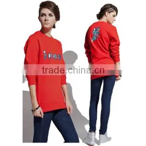 Wholesale Custom Cotton Sweatshirt Women thumbnail-1