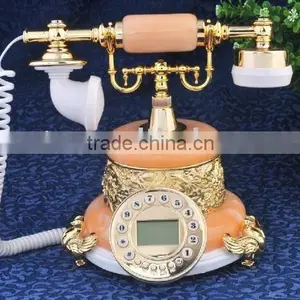 Gold Antique Telephone,old Style Phone thumbnail-1