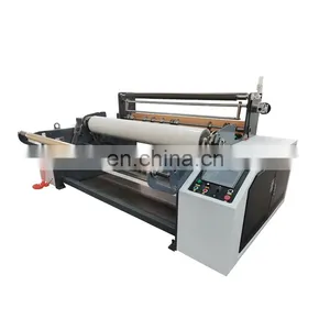 Factory Cloth Nonwoven Fabric Roll Slitting Rewinding Machine thumbnail-1