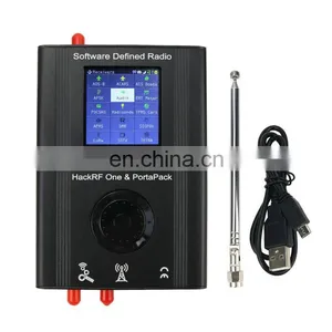 Assembled PortaPack + HackRF One SDR + Aluminum Alloy Case + Antenna + Data Cable Kit thumbnail-1