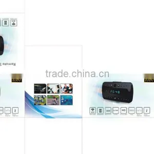 Wireless Wall WiFi IP Hidden Clock Camera T10 P2P IR Night Vision Camcorder H.264 Remote Control Mini DV/DVR thumbnail-2