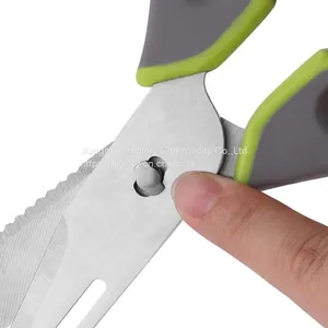 Chef's Heavy Duty Kitchen Scissors 8-in-1 Multi-Purpose Utensils With Magnetic Holder thumbnail-4
