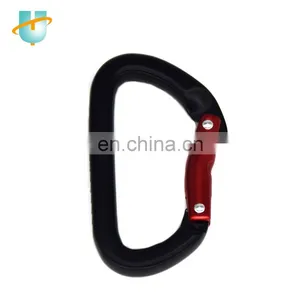 Colorful 59mm D Shape Aluminum Carabiner Clip Keychain Climbing Rock Climbing Carabiner for Camping Hiking Outdoor thumbnail-1