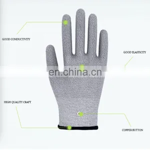 Silver Conductive Gloves for Use With Tens Machine thumbnail-1