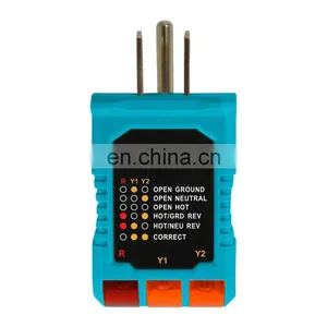 Allsun EM9804 GFCI Socket Tester to Detect Faulty Wiring in 3-wire Receptacles thumbnail-1