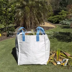Skip Jumbo FIBC PP Woven Packaging Dumpster Bag for Construction Waste Rubbish thumbnail-3