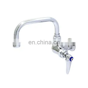 Pantry Faucet With Single Hole Base Wall Mount Swing Nozzle Length 6