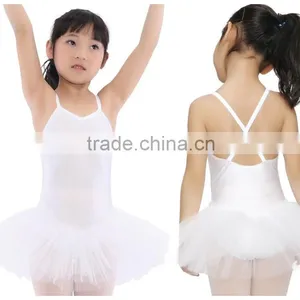 Camisole Leotard With Classical White Ballet Performance Tutus Skirts Kids thumbnail-1
