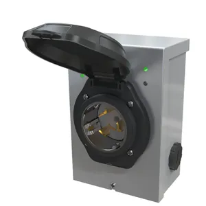 50A RV Lnlet Box With NEMA SS2-50P PIug thumbnail-1