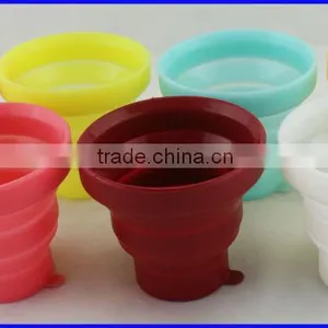 Candy Color Collapsible Silicone Folding Mug Cup thumbnail-1