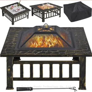 Portable High Quality Fire Pit With Smokeless Wood Burning Feature For Outdoor Patio Garden BBQ Grills Backyard Indoor Use thumbnail-4