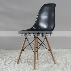 ABS Seat Wooden Leg Living Room Furniture DSW Dining Chair thumbnail-2