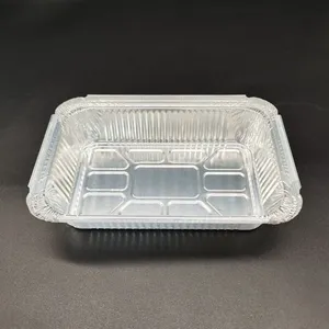 Longstar High Quality Rectangular Aluminum Foil Grill Pan for Baking Roasting Cooking and Catering Use thumbnail-2