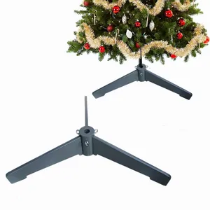 Christmas Tree Green Christmas Tree Base Stand Holder Wooden Foot Stand Christmas Tree Stand thumbnail-2