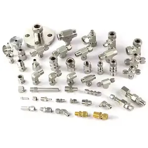 Nipple Fitting Stainless Steel Pipe Fitting Hydraulic Hose Adapter Male Female Threaded OEM Custom thumbnail-4