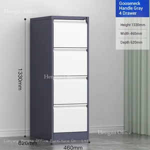 Hengna Metal Card Index Cabinet for Office & Healthcare | Durable Card Storage Solution thumbnail-5