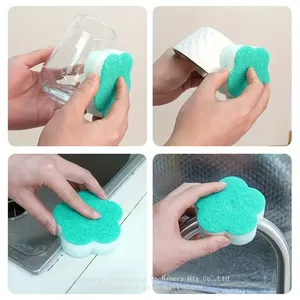 Scouring Sponge Pads Double Sided Kitchen Dishwashing Sponges Bulk Pack thumbnail-2