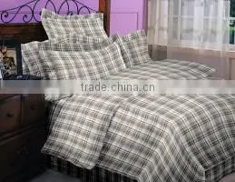 Microfiber Reversible Duvet Quilt Cover Fitted Sheet & Pillowcases Beding Set thumbnail-5