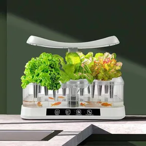 Cross - Border Amazon Smart Hydroponic Planter for Flower Sowing, Soilless Indoor Vegetable 12 - Hole Plant Growth Machine thumbnail-1