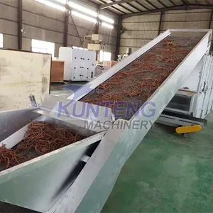 Automatic Continuous Cassava Residue Grape Banana Flower Coffee Bean Mesh Belt Dryer EPC thumbnail-2