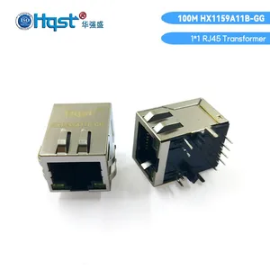 HX1159A11B-GGB 100M RJ45 Network Transformer Module With LED thumbnail-5