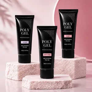 Empty Black Poly Gel Tubes for Nail Extension Gel Packaging | Xinfly Packaging thumbnail-1