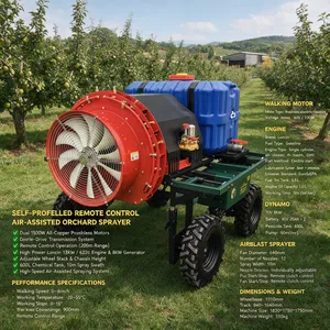 600L Remote Control Agricultural Crop Sprayer With Wind Assisted Atomization System for Orchard Pest Control thumbnail-1