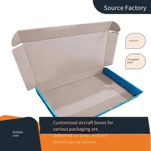 Chang'an Color Box With Three - Layer Corrugated and Reinforced, Custom - Made Gilded Logo Airplane Box Packaging, Saddle - Stitched Instruction Manual Printing thumbnail-1