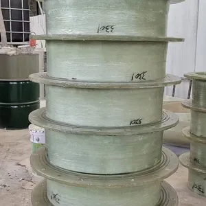 Fiberglass Reinforced Plastic Flange, Elbow, Tee, Cross - Customization Supported, Desulfurization Tower Pipe Fittings, Yutai Environmental Protection thumbnail-1