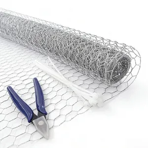 DIY Galvanized Poultry Netting for Chicken Coop & Rabbit Hutch, 1 Inch Hex Mesh, 16 Gauge thumbnail-2