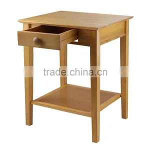 Wood Printer Stand With Drawer and Shelf thumbnail-3