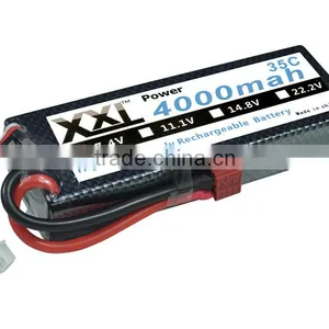 High Quality Lithium Polymer Battery 4000mAh 7.4V for RC Lipo Battery RC Car thumbnail-3