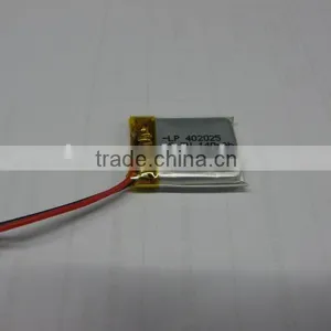 LP402025 Rechargeable 3.7v Li-polymer Battery 140mAh thumbnail-1
