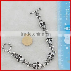 Fashion Link Skull Bracelets for Men thumbnail-1