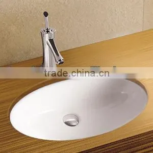 Chinese Ceramic Oval Under Counter Washing Bath thumbnail-5