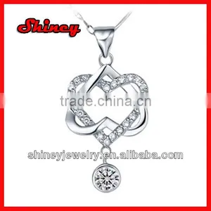 Diamond Charm 2014 Fashion Factory Stock on Sale Necklace thumbnail-1