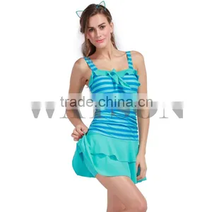 Ladies Swimming Dress Printing 7353 thumbnail-3