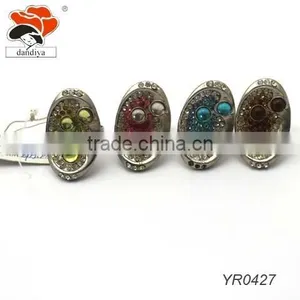 New Wholesale Stainless Steel Gold Ingot Ring thumbnail-1