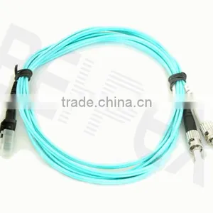 10G OM3 50/125um ST- MTRJ Multimode Duplex Fiber Optic Patch Cord thumbnail-1