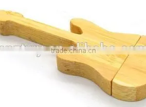 Wooden Guitar Shape Usb Flash Drive , Wood Usb Flash Drive 8gb, Guirat Shape Usb Flash Drive 8gb With Custom Logo thumbnail-2
