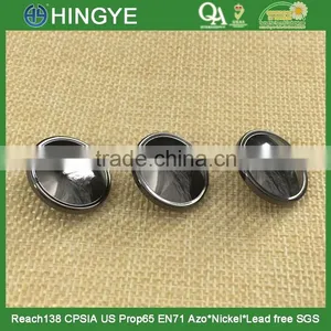 New Arrival 19mm Gunmetal Nickel Free Shank Buttons for Clothes thumbnail-1