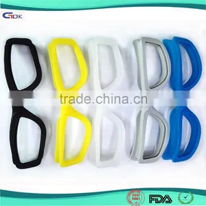 High Quality Customize Silicone Swimming Glasses Goggles Frame thumbnail-1