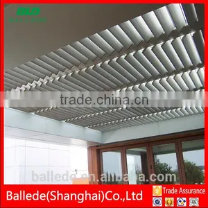 Automatic Aluminium Louver Roof Pergola That Open and Close thumbnail-3