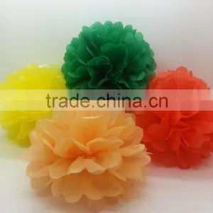 Tissue Paper Pom Poms thumbnail-1