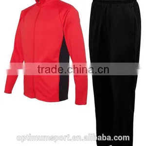 Custom Red Color Tracksuit Manufacturer In China thumbnail-1
