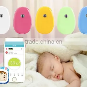 Bluetooth Baby Fever Real-time Temperature Monitor Wireless Thermometer With Alarm via Mobile thumbnail-1