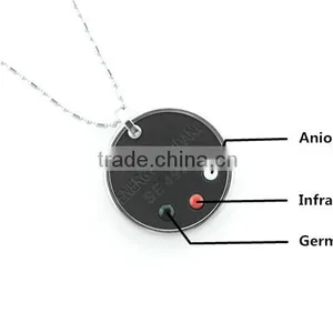 Crystal Quantum Pendant With Scalar Energy + Germanium,Far Infrared,Negative Ion Stone + Stainless Steel Clasp thumbnail-2